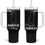 Pray for Tarseen Tumbler With Handle Sudan Darfur Be Strong - African Pride