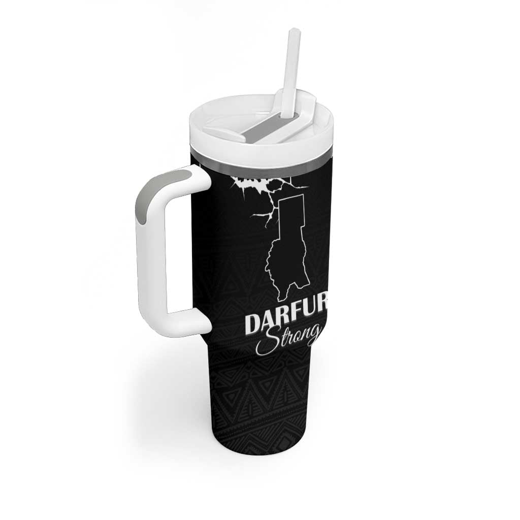 Pray for Tarseen Tumbler With Handle Sudan Darfur Be Strong - African Pride