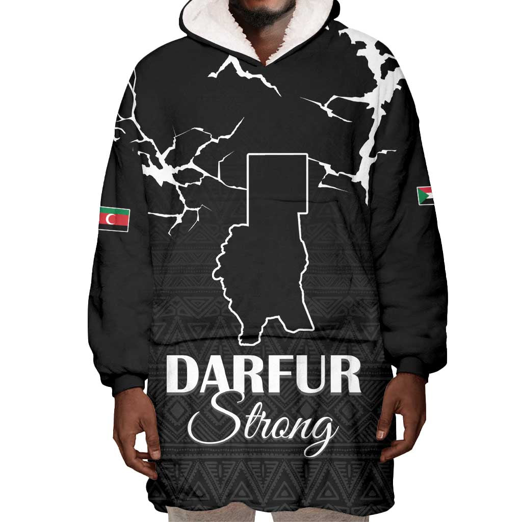 Pray for Tarseen Wearable Blanket Hoodie Sudan Darfur Be Strong - African Pride