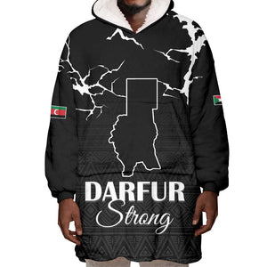 Pray for Tarseen Wearable Blanket Hoodie Sudan Darfur Be Strong - African Pride