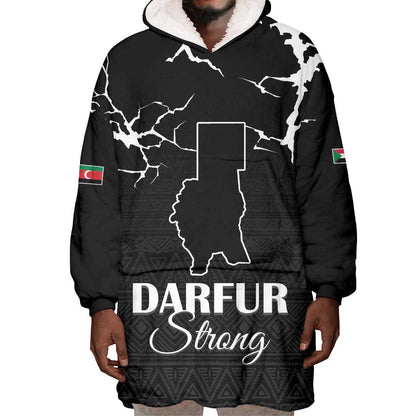 Pray for Tarseen Wearable Blanket Hoodie Sudan Darfur Be Strong - African Pride