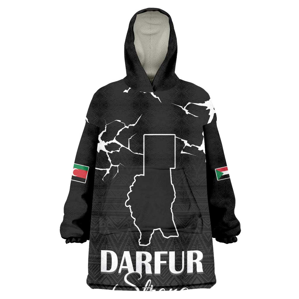 Pray for Tarseen Wearable Blanket Hoodie Sudan Darfur Be Strong - African Pride