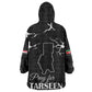 Pray for Tarseen Wearable Blanket Hoodie Sudan Darfur Be Strong - African Pride