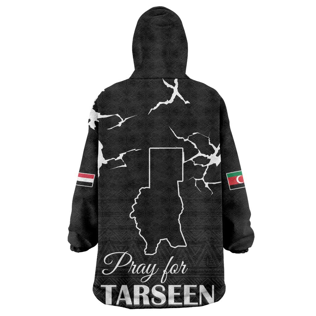 Pray for Tarseen Wearable Blanket Hoodie Sudan Darfur Be Strong - African Pride