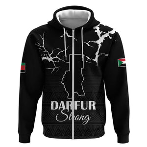 Pray for Tarseen Zip Hoodie Sudan Darfur Be Strong - African Pride