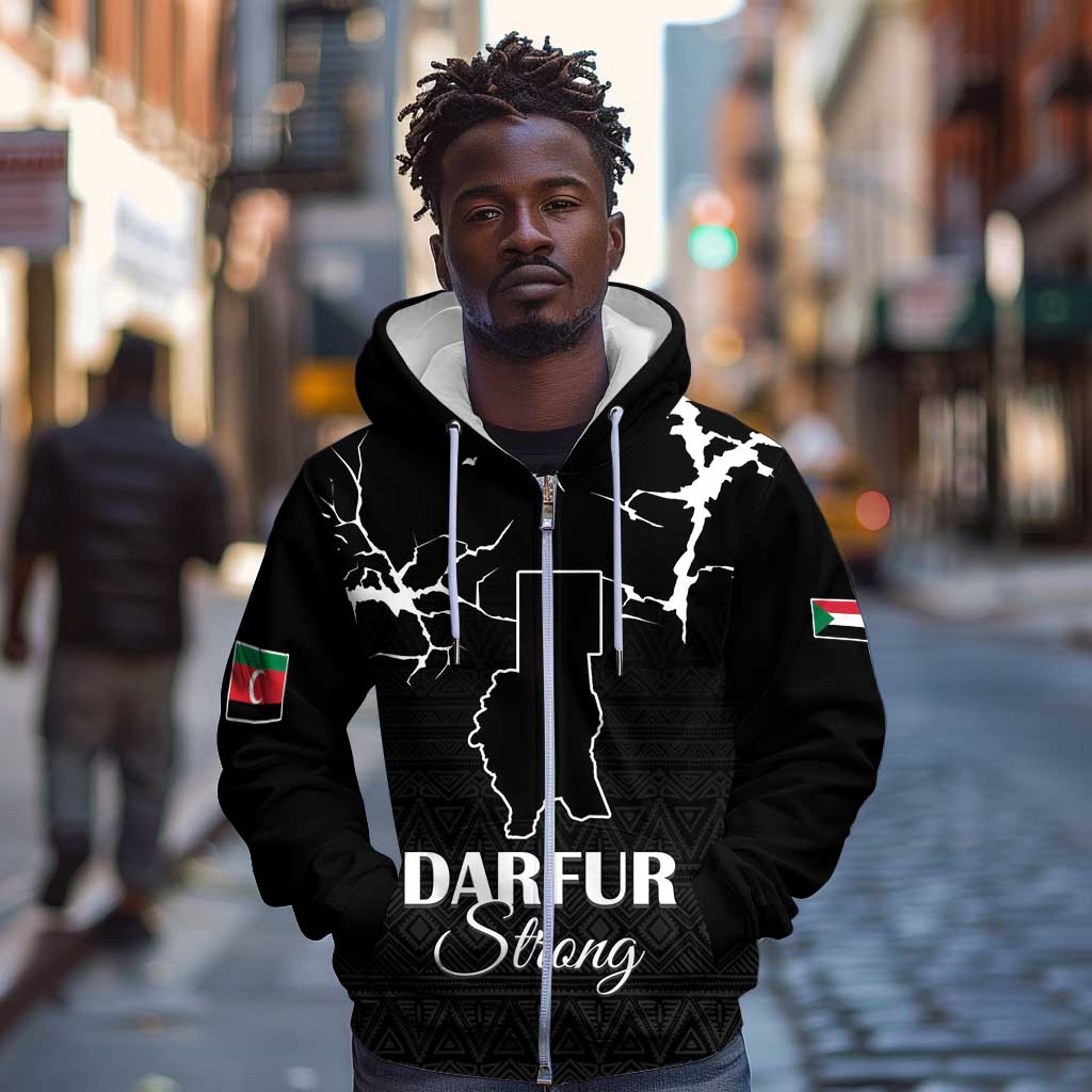 Pray for Tarseen Zip Hoodie Sudan Darfur Be Strong - African Pride
