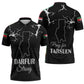 Darfur Sudan Strong Zipper Polo Shirt Pray for Tarseen