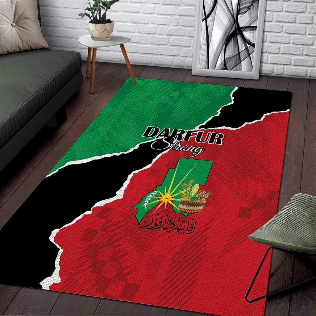 Darfur Sudan Area Rug Be Strong - African Pride