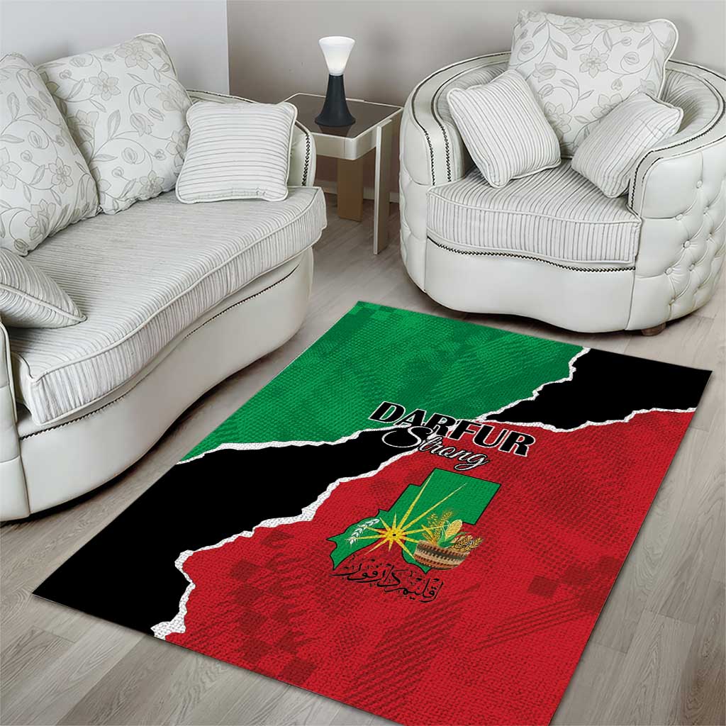 Darfur Sudan Area Rug Be Strong - African Pride