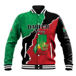 Darfur Sudan Personalized Baseball Jacket Be Strong - African Pride