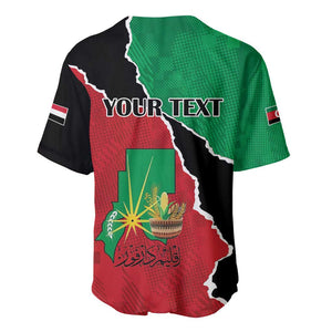 Darfur Sudan Personalized Baseball Jersey Be Strong - African Pride