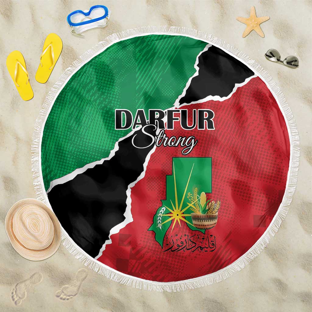 Darfur Sudan Beach Blanket Be Strong - African Pride