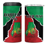 Darfur Sudan Personalized 4 in 1 Can Cooler Tumbler Be Strong - African Pride