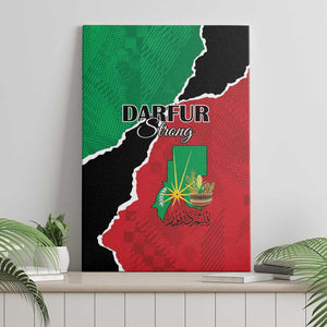 Darfur Sudan Canvas Wall Art Be Strong - African Pride