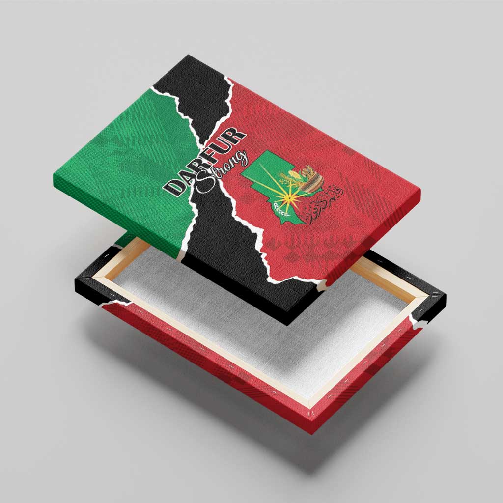 Darfur Sudan Canvas Wall Art Be Strong - African Pride