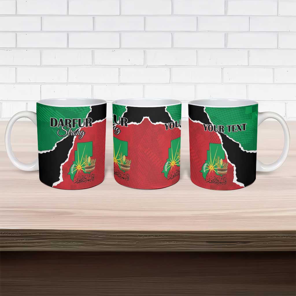 Personalized Sudan Ceramic Mug Darfur Be Strong