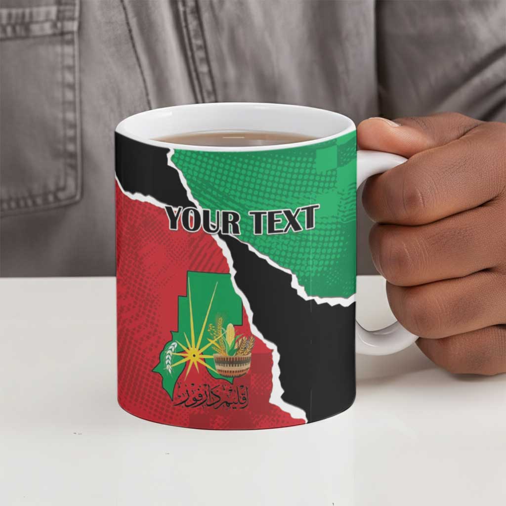 Personalized Sudan Ceramic Mug Darfur Be Strong