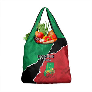 Darfur Sudan Grocery Bag Be Strong - African Pride