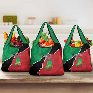 Darfur Sudan Grocery Bag Be Strong - African Pride