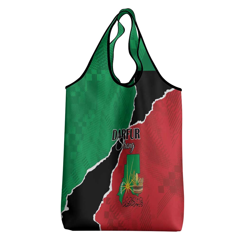 Darfur Sudan Grocery Bag Be Strong - African Pride