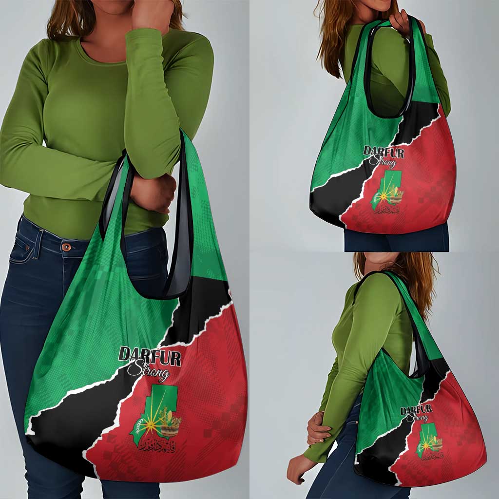 Darfur Sudan Grocery Bag Be Strong - African Pride