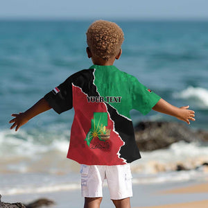 Darfur Sudan Personalized Kid Hawaiian Shirt Be Strong - African Pride