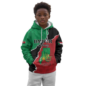 Darfur Sudan Personalized Kid Hoodie Be Strong - African Pride