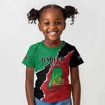 Darfur Sudan Personalized Kid T shirt Be Strong - African Pride