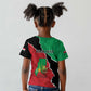 Darfur Sudan Personalized Kid T shirt Be Strong - African Pride