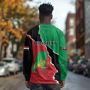 Darfur Sudan Personalized Long Sleeve Shirt Be Strong - African Pride