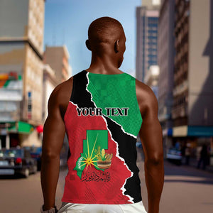 Darfur Sudan Personalized Men Tank Top Be Strong - African Pride