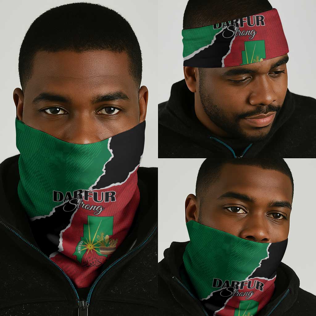 Darfur Sudan Neck Gaiter Be Strong - African Pride