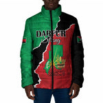 Personalized Sudan Padded Jacket Darfur Be Strong