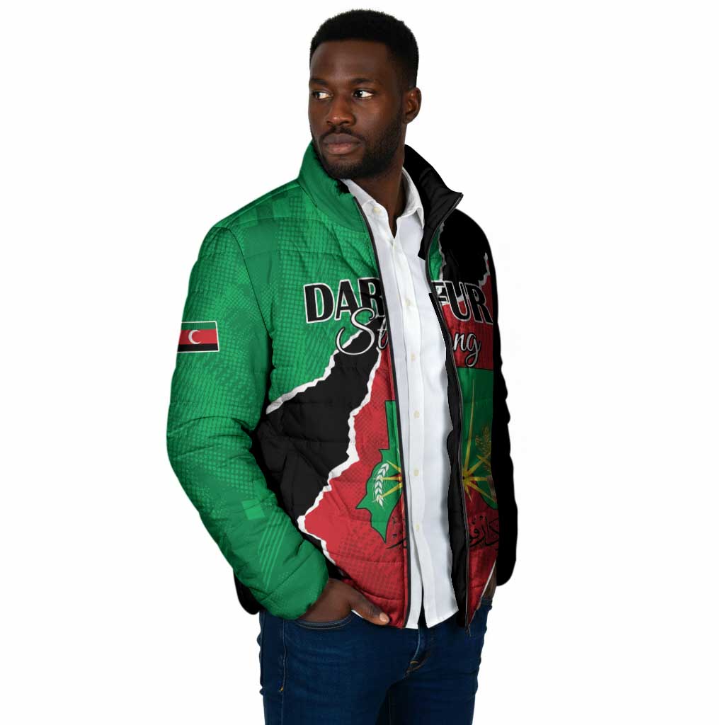 Personalized Sudan Padded Jacket Darfur Be Strong
