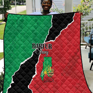 Darfur Sudan Quilt Be Strong - African Pride