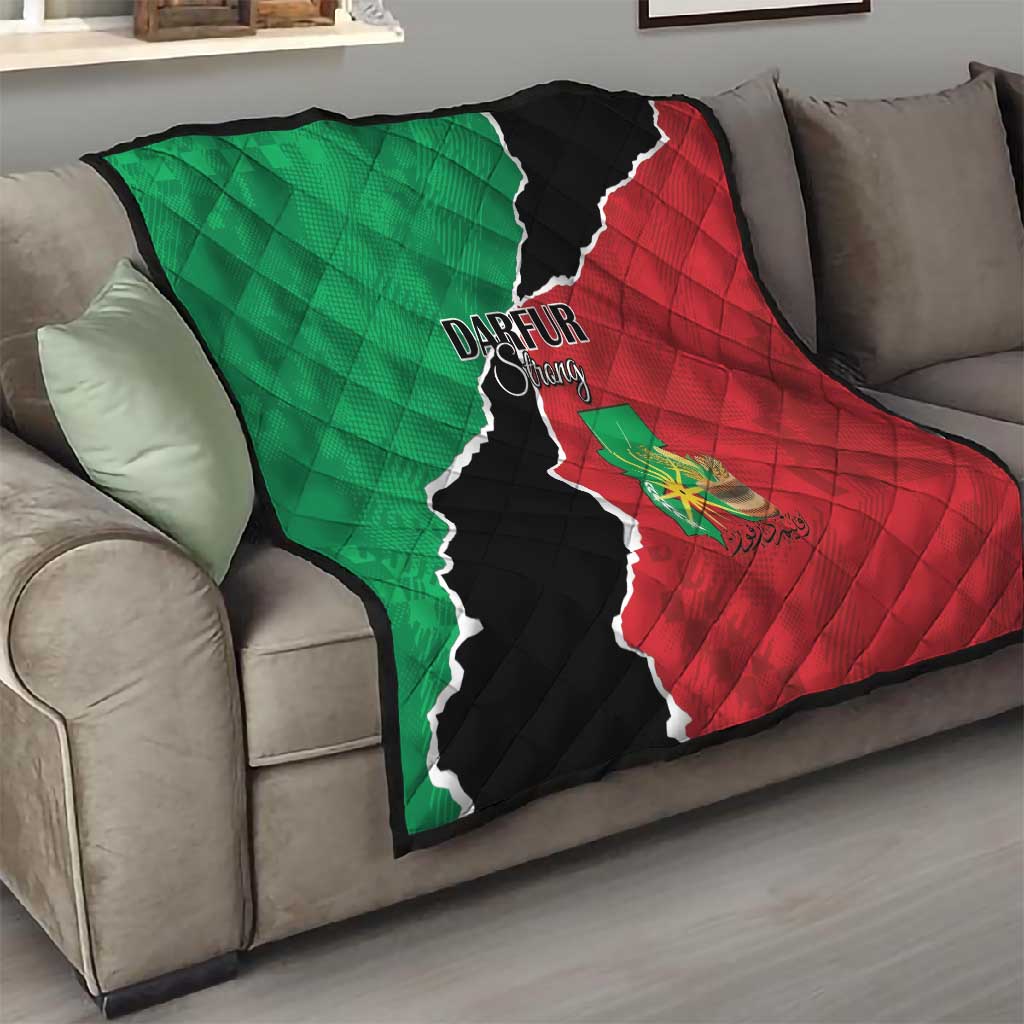 Darfur Sudan Quilt Be Strong - African Pride