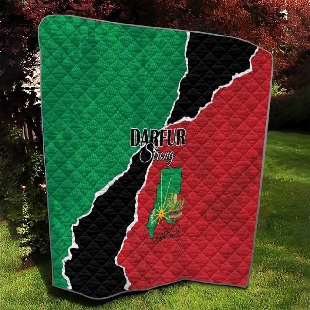 Darfur Sudan Quilt Be Strong - African Pride