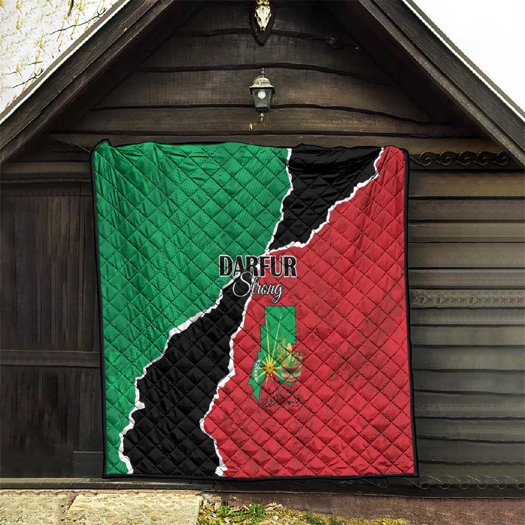 Darfur Sudan Quilt Be Strong - African Pride