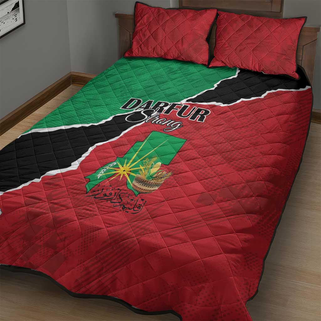 Darfur Sudan Quilt Bed Set Be Strong - African Pride