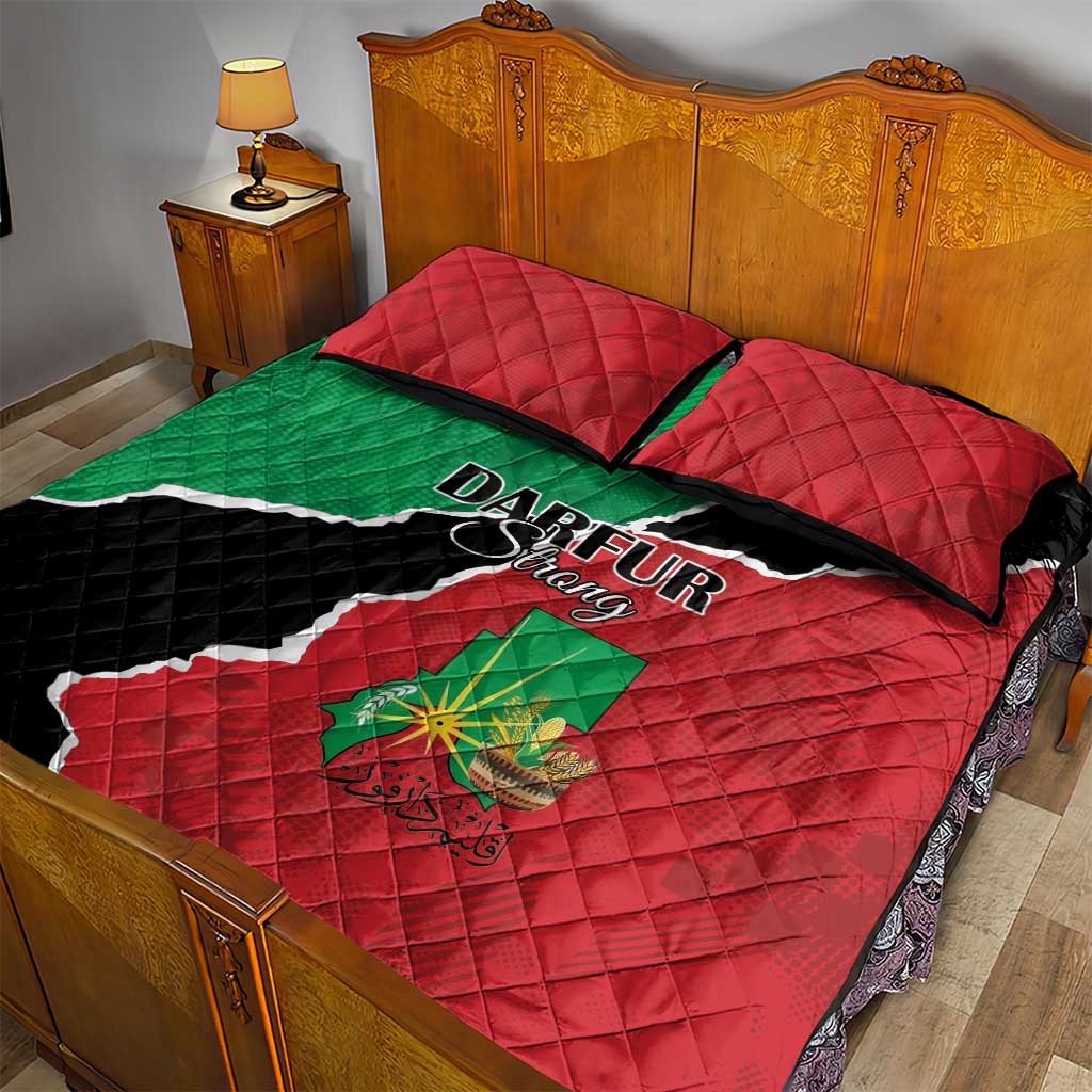 Darfur Sudan Quilt Bed Set Be Strong - African Pride