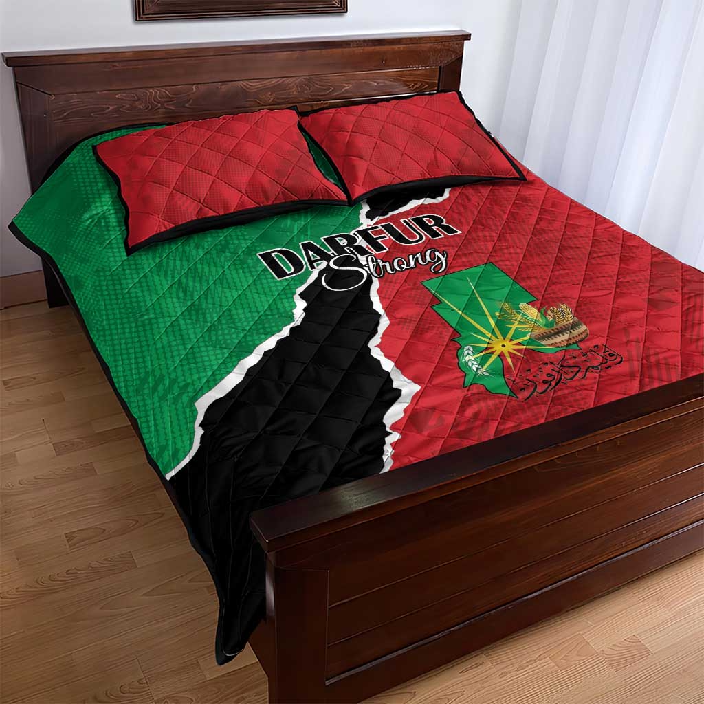 Darfur Sudan Quilt Bed Set Be Strong - African Pride