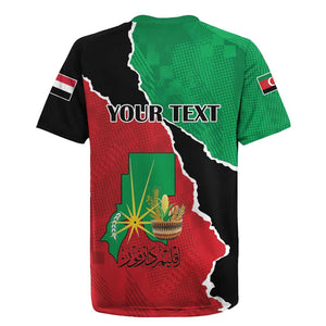 Darfur Sudan Personalized Rugby Jersey Be Strong - African Pride
