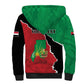 Darfur Sudan Personalized Sherpa Hoodie Be Strong - African Pride