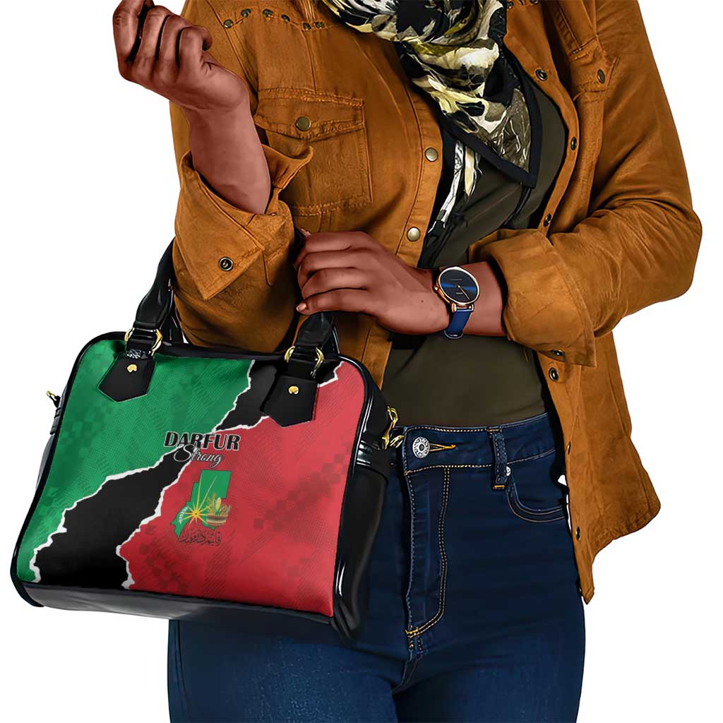 Darfur Sudan Shoulder Handbag Be Strong - African Pride