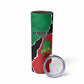Darfur Sudan Personalized Skinny Tumbler Be Strong - African Pride