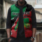 Personalized Sudan Sleeveless Puffer Jacket Darfur Be Strong
