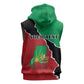 Darfur Sudan Personalized Sleeveless Zip Hoodie Be Strong - African Pride