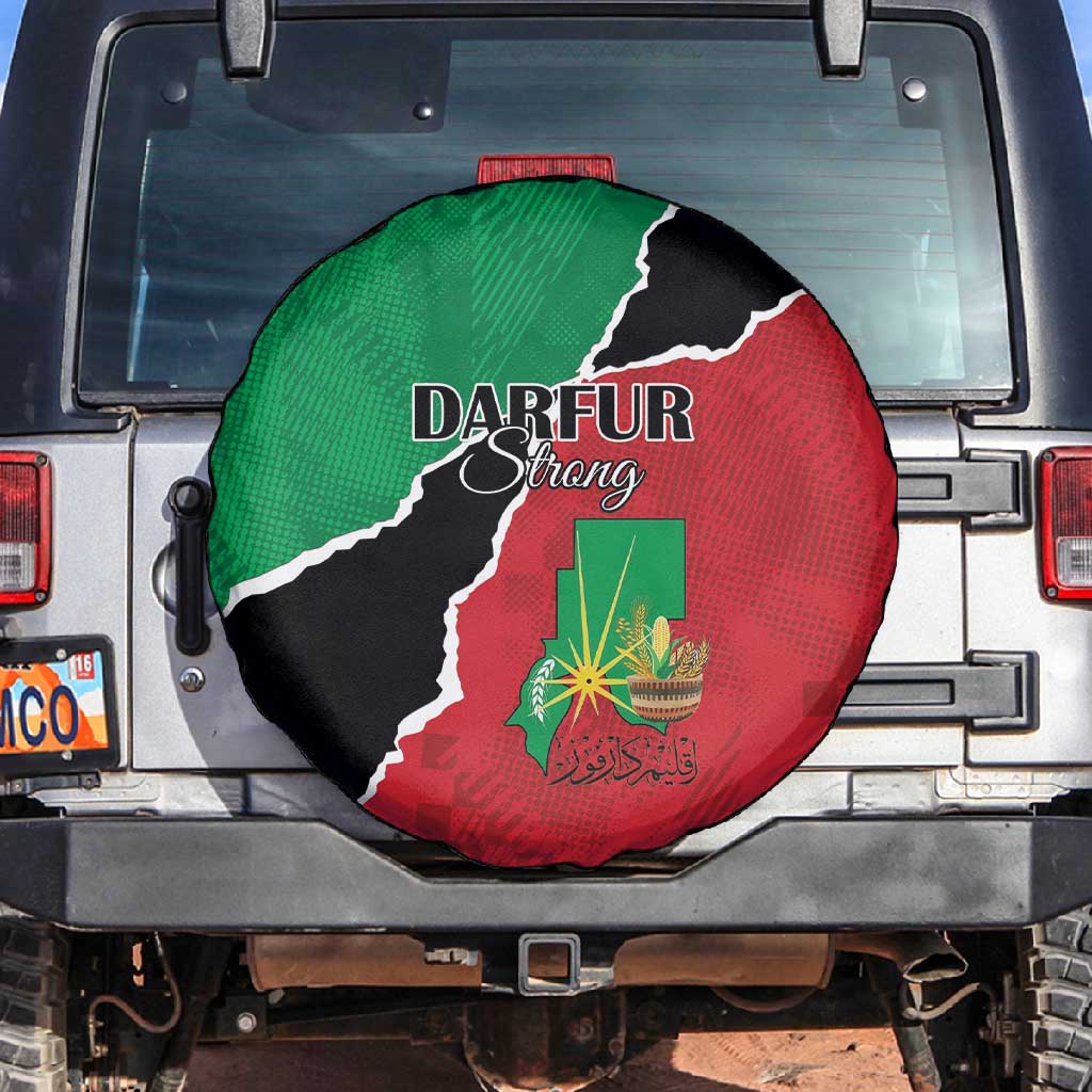 Darfur Sudan Spare Tire Cover Be Strong - African Pride