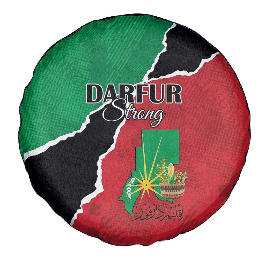 Darfur Sudan Spare Tire Cover Be Strong - African Pride