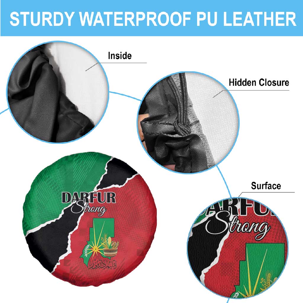 Darfur Sudan Spare Tire Cover Be Strong - African Pride